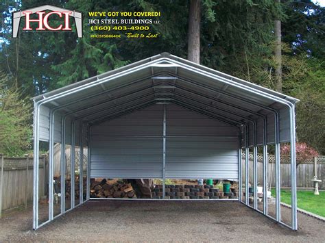 metal patio shelter up close to house|Metal Carports & Garages .